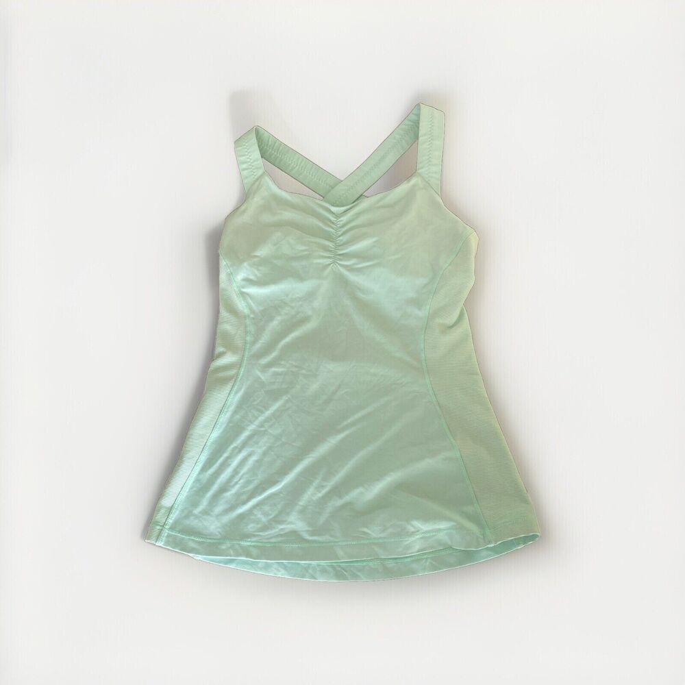 Lululemon Cross Tank Pastel Green Size 4